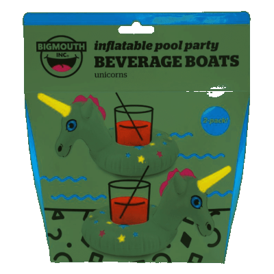 BigMouth Toys Inflatable Beverage Boats RRP 9.99 CLEARANCE XL 4.99
